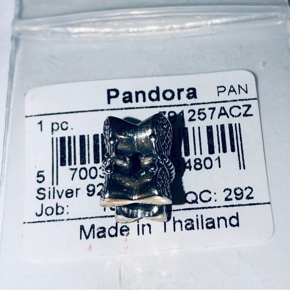 Authentic Pandora Sparkling Butterfly Charm - image 4